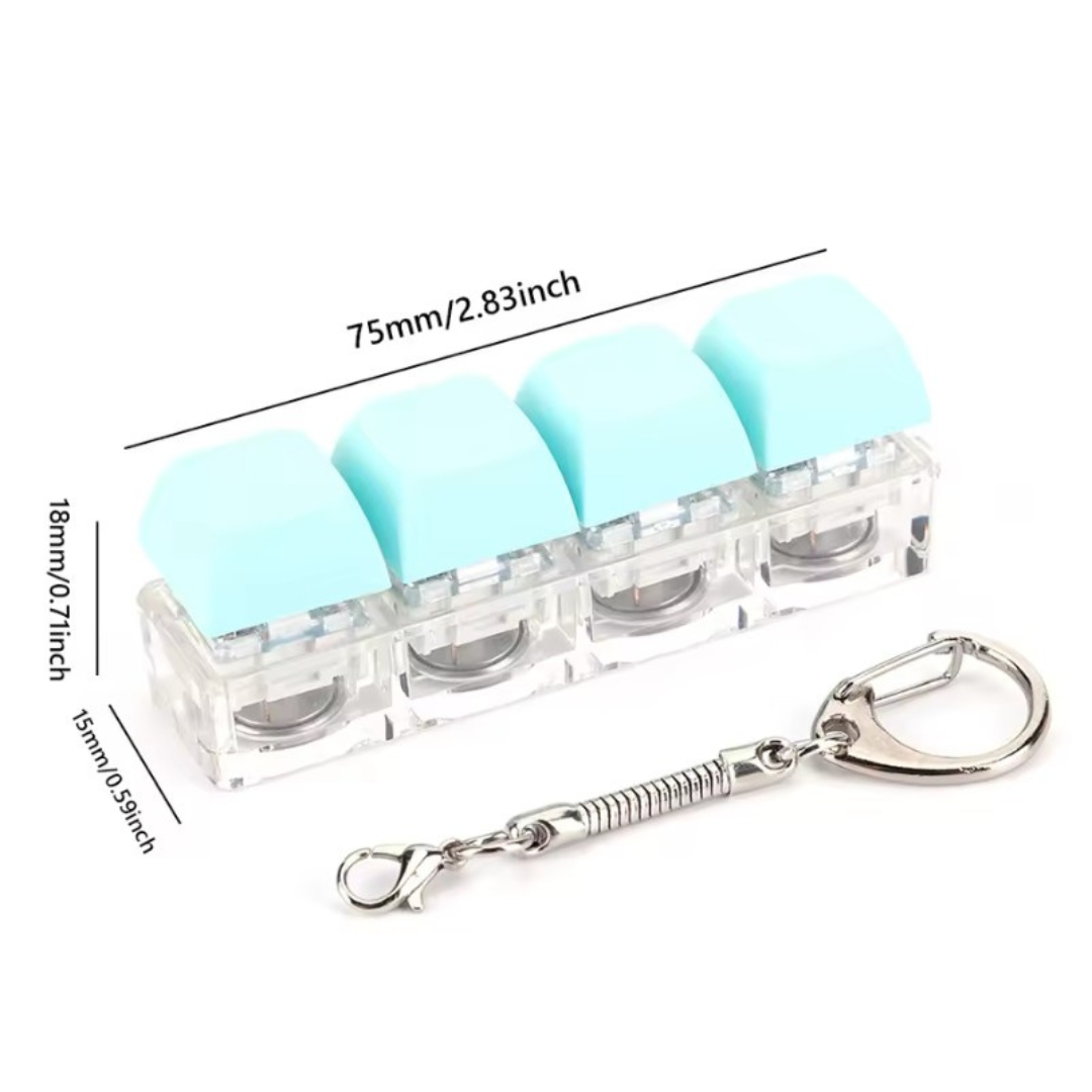 Stress Relief Keychain Button