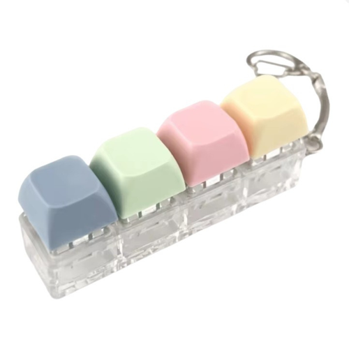 Stress Relief Keychain Button